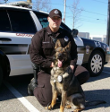 K-9 Handler James LeBretton and Partner K-9 Kaiser Plymouth Police Working Dog Foundation