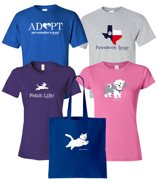 Animal Rescue T-Shirts | Pet Adoption & Animal Rescue Pawsitively Texas